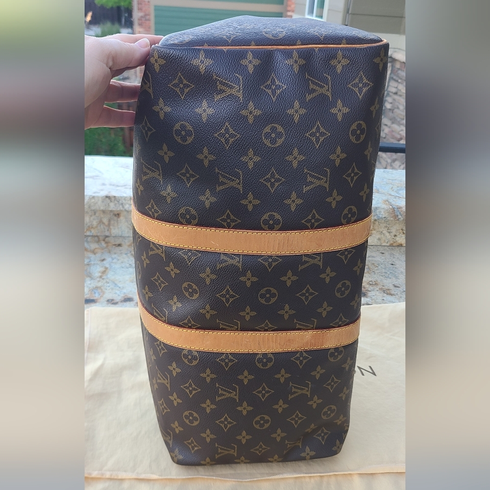 💥💥💥 SOLD💥💥💥 Vintage Louis Vuitton Monogram Brown Keepall 45 Bag - Picture 9 of 17